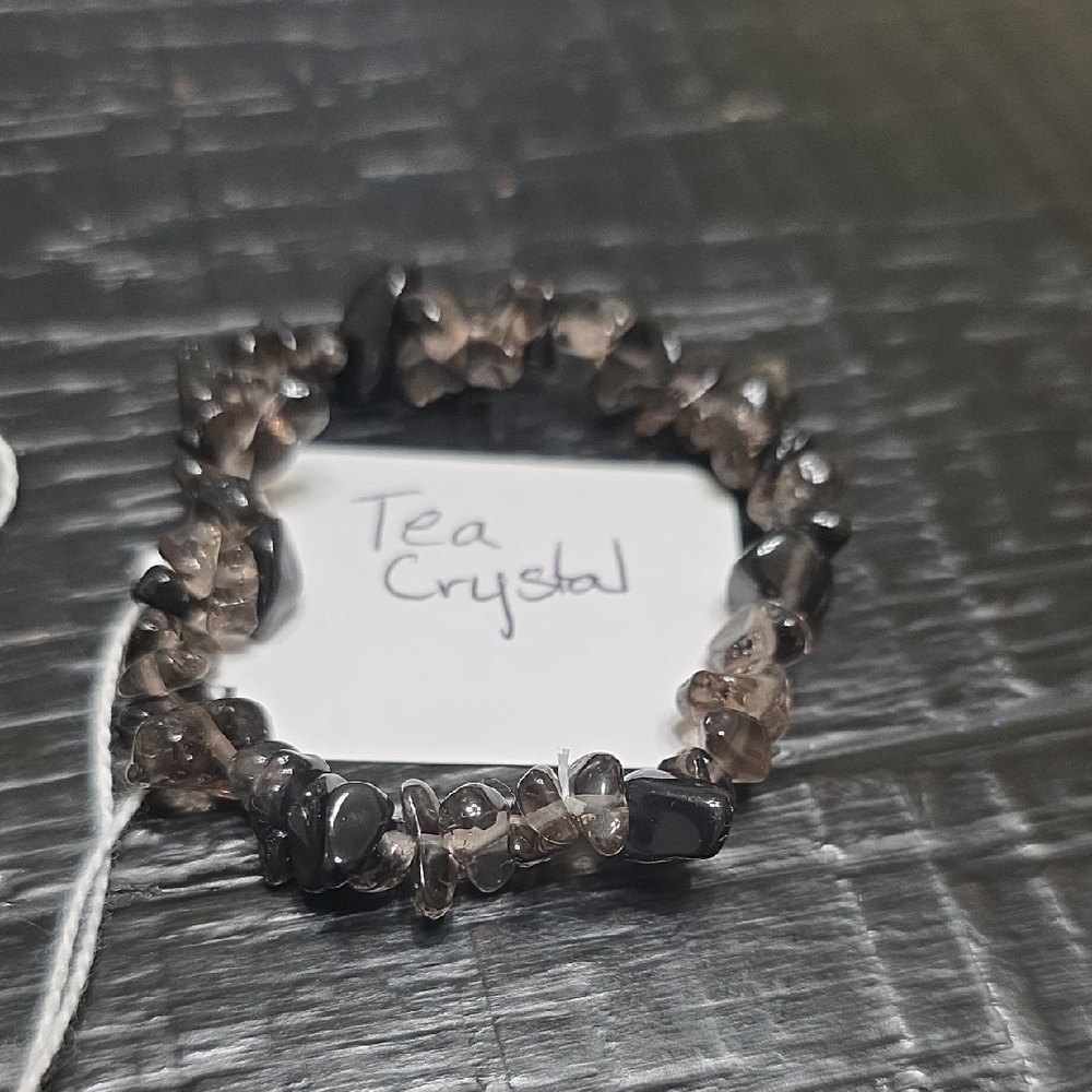 Tea Crystal Beaded Bracelet